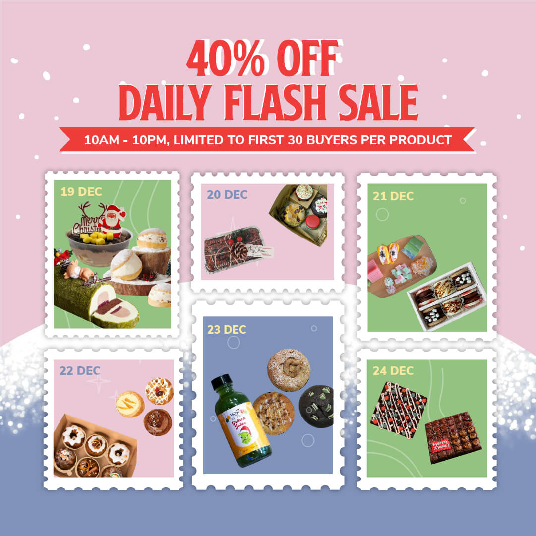 Countdown to Christmas 40% Off Flash Sale